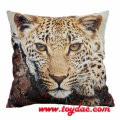 Coussin animal tigre numérique en peluche